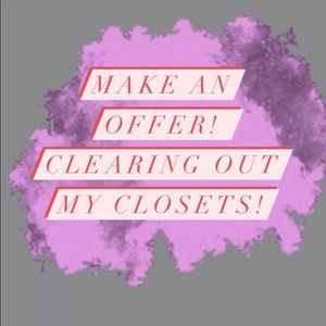 Everything must go! Make me an offer!